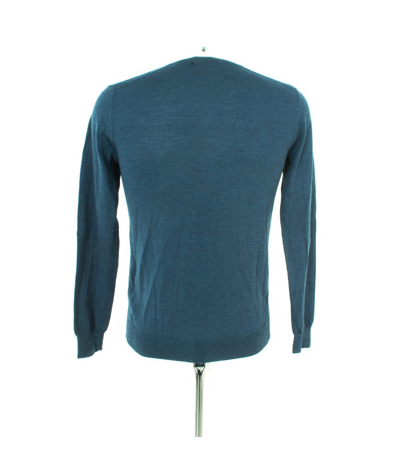 DKNY Herren Pullover Gr. XS Grau Wolle – Foto 4
