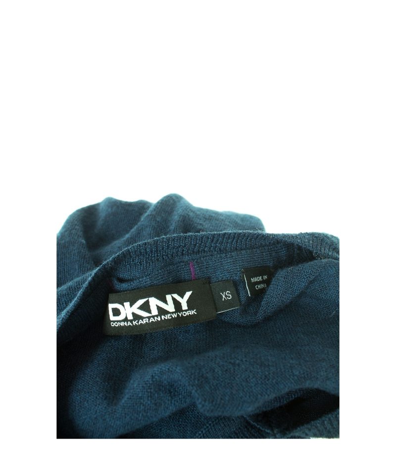DKNY Herren Pullover Gr. XS Grau Wolle – Foto 5