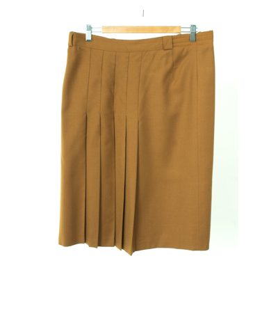 Lady H. Peter Hahn Damen Rock Gr. DE 42 Beige Wolle