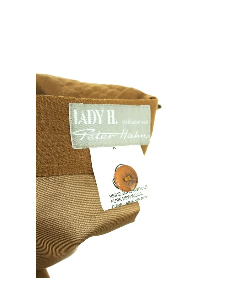 Lady H. Peter Hahn Damen Rock Gr. DE 42 Beige Wolle – Foto 3