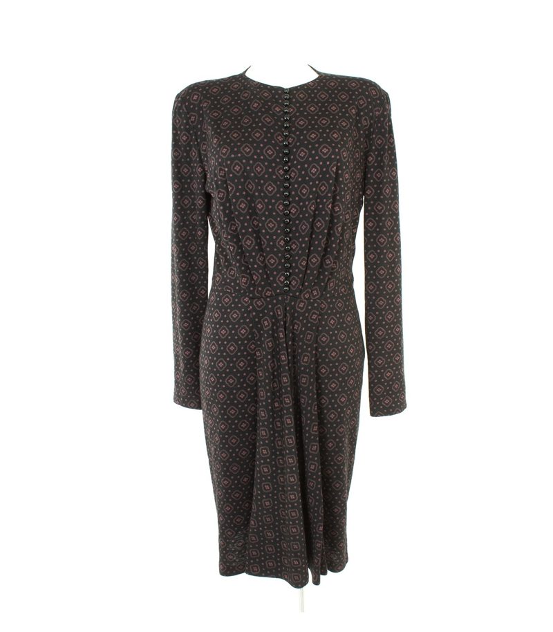 MARIELLA BURANI Damen Kleid Gr. DE 38 Schwarz/Wolle – Foto 1
