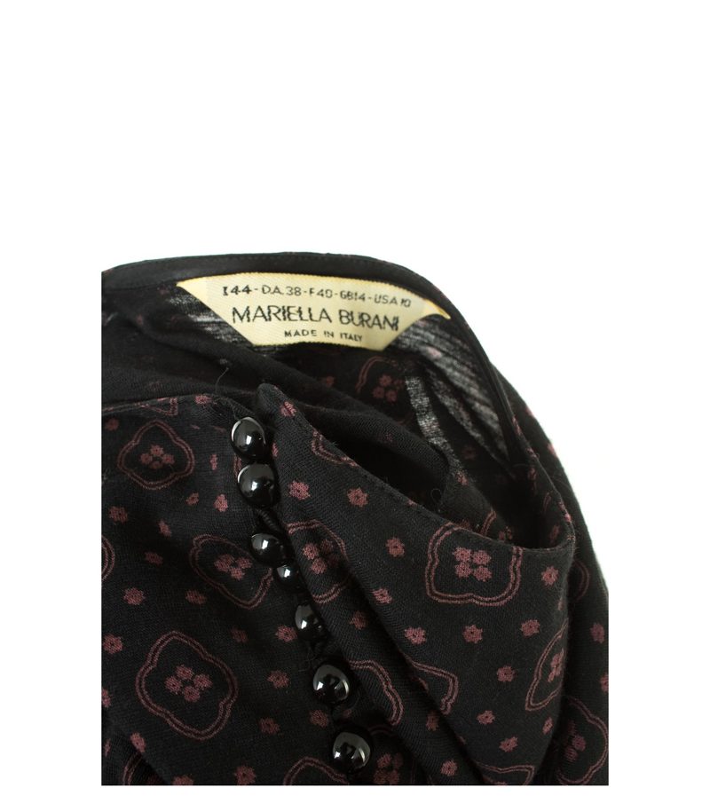 MARIELLA BURANI Damen Kleid Gr. DE 38 Schwarz/Wolle – Foto 5