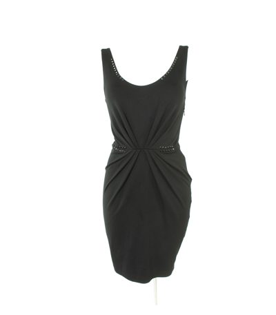 rich & royal Damen Kleid Minikleid Gr.XS Schwarz Viskose