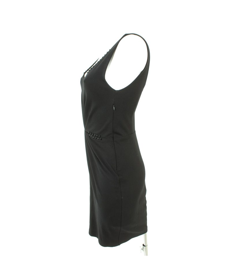 rich & royal Damen Kleid Minikleid Gr.XS Schwarz Viskose – Foto 3