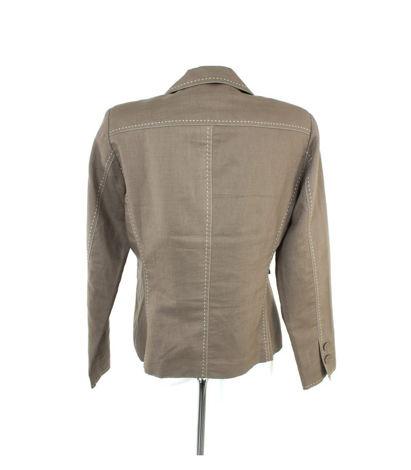 TENDENZI Damen Blazer GR. DE 42 Braun Baumwolle – Foto 4