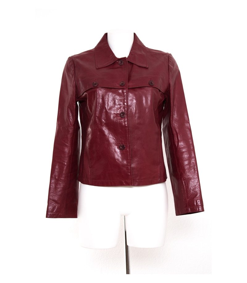 my diary Damen Lederjacke Übergangsjacke Gr. 36 Leder – Foto 1