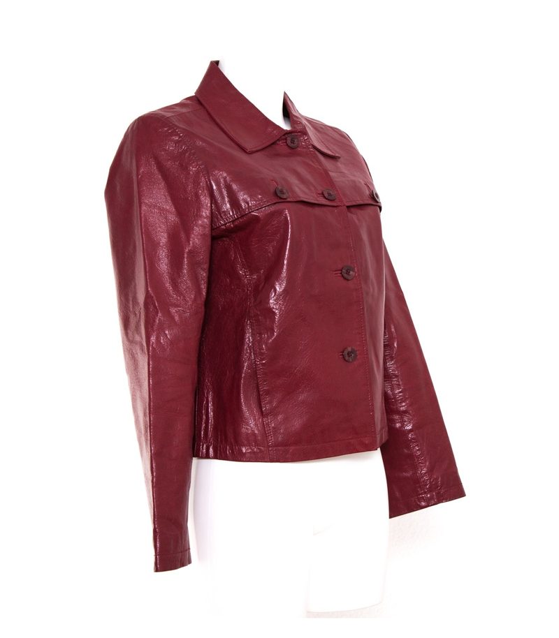 my diary Damen Lederjacke Übergangsjacke Gr. 36 Leder – Foto 2