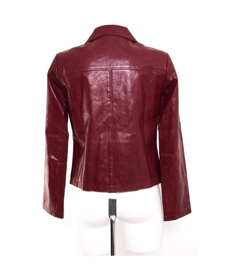my diary Damen Lederjacke Übergangsjacke Gr. 36 Leder – Foto 3