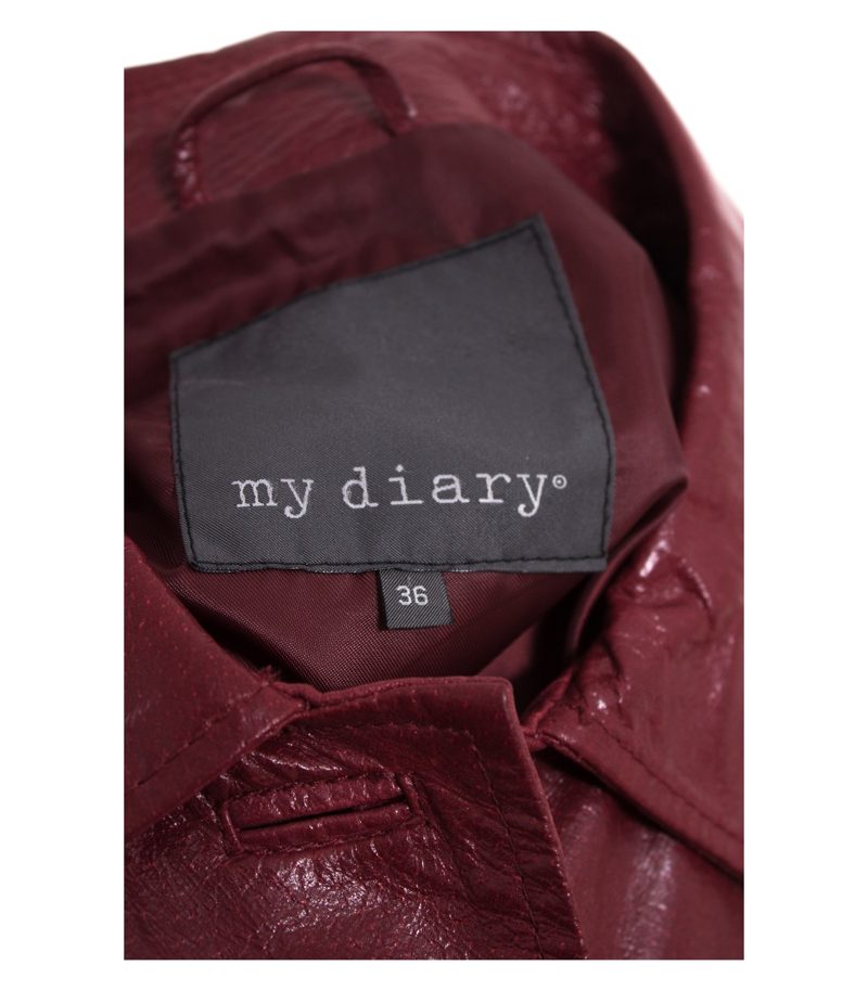 my diary Damen Lederjacke Übergangsjacke Gr. 36 Leder – Foto 4