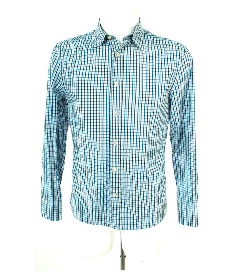 DRYKORN Herren FOR BEAUTIFUL PEOPLE Hemd Klassische Shirt Gr. S Blau Baumwolle – Foto 1