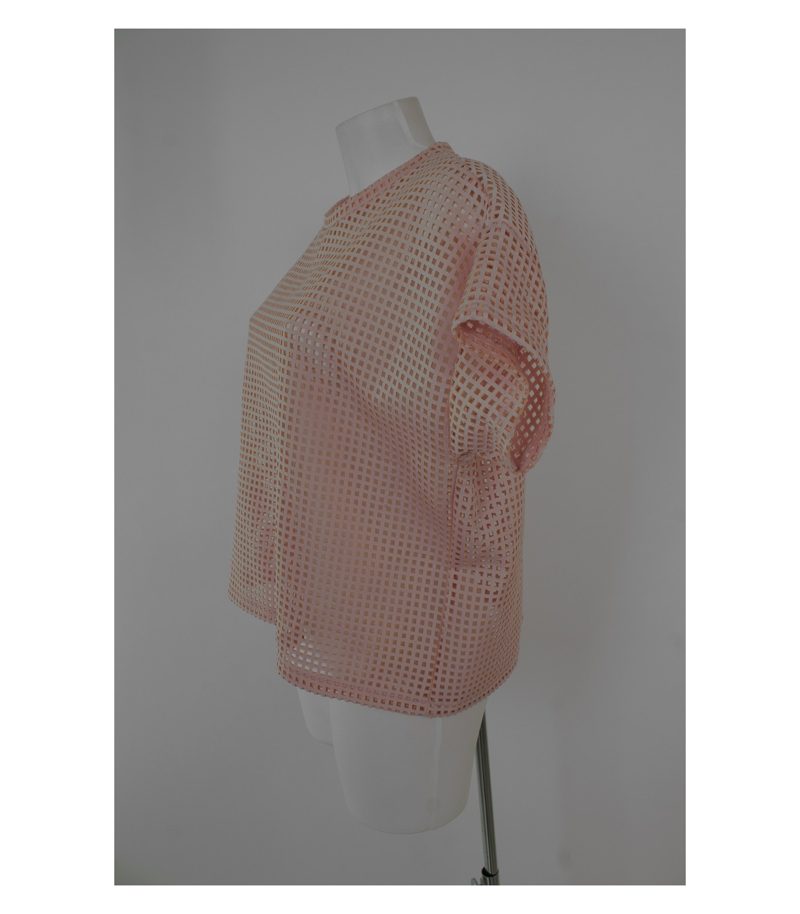 COS Damen Shirt T-shirt Freizeit Gr. M Rosa – Foto 3