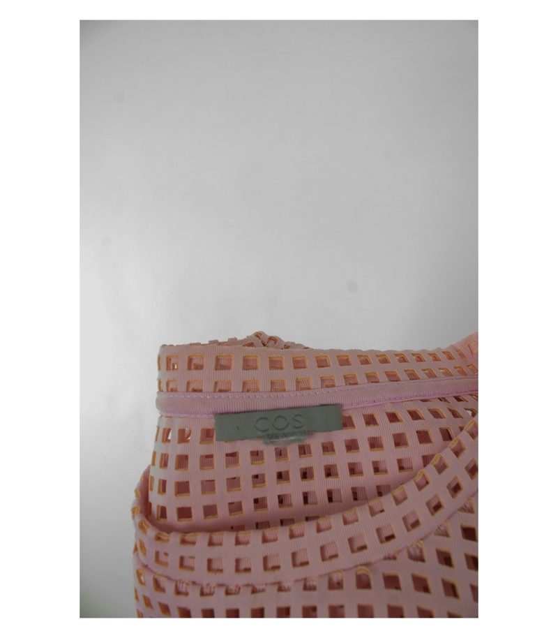 COS Damen Shirt T-shirt Freizeit Gr. M Rosa – Foto 5