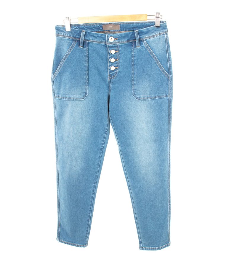 ICHI Damen Jeans Hose Gr. 28 Blau Neu – Foto 1