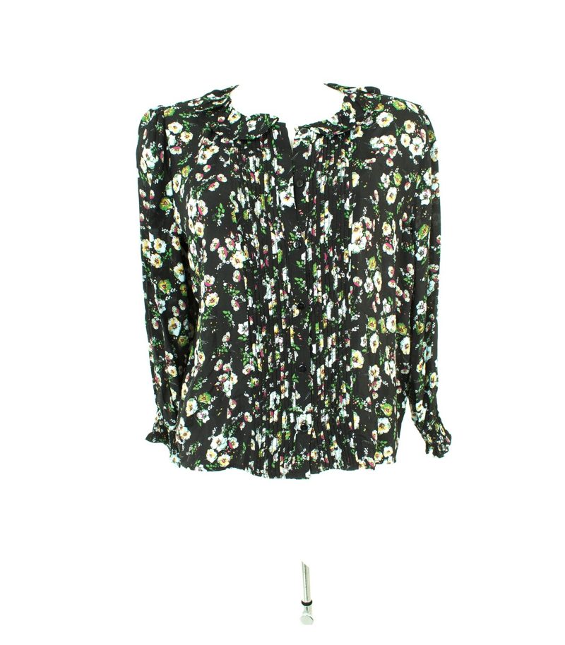 ZARA Damen Bluse Gr. L Viskose Neu – Foto 1