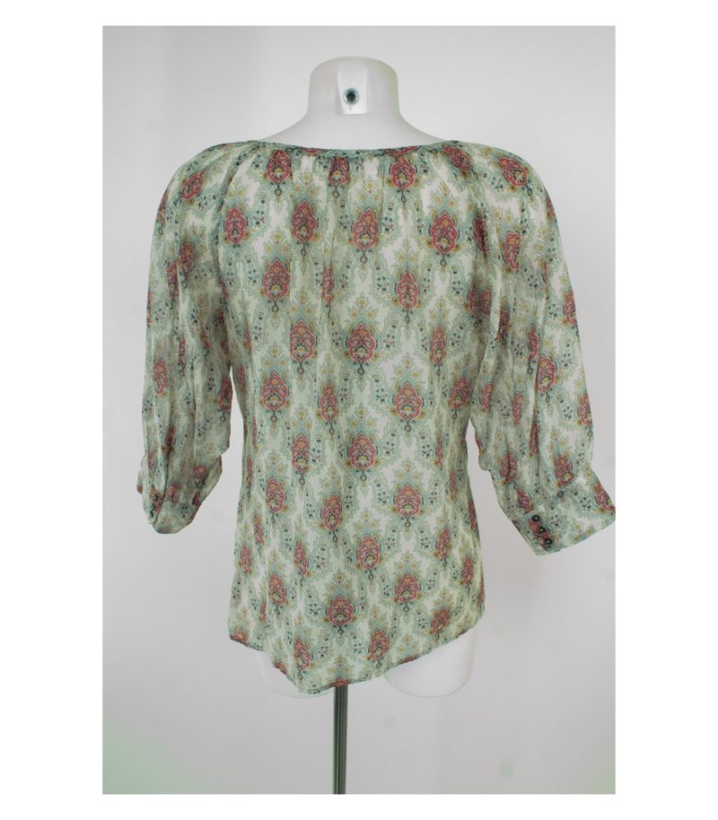 drykorn Damen for beautiful people Bluse & Gr. 2 DE 36 Baumwolle Seide – Foto 4