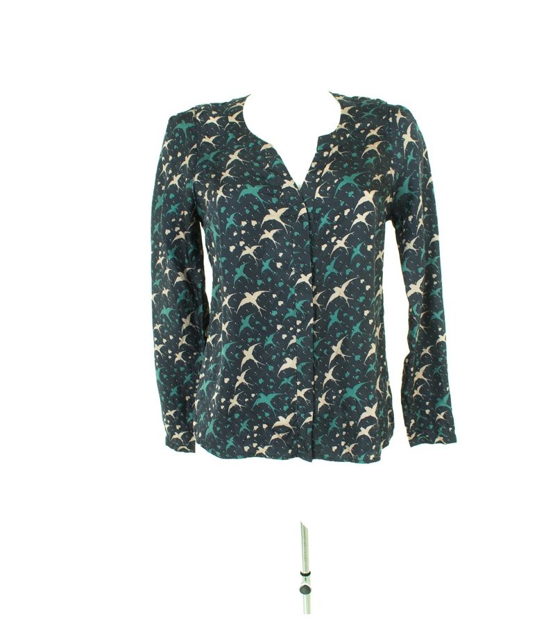 SET Damen Bluse Gr. DE 36 Seide – Foto 1