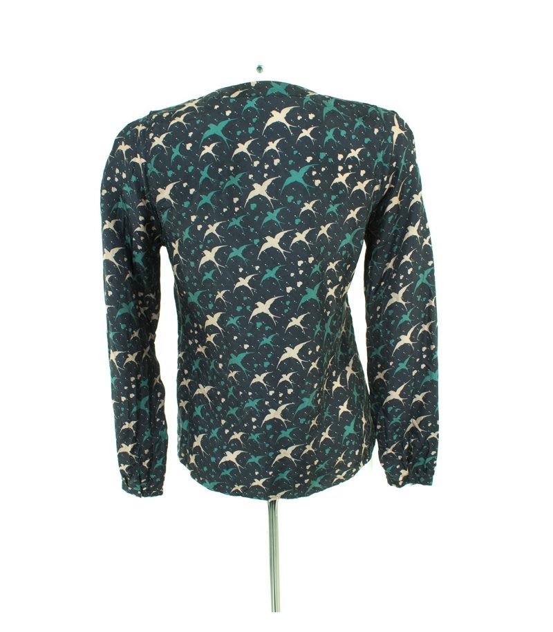 SET Damen Bluse Gr. DE 36 Seide – Foto 4