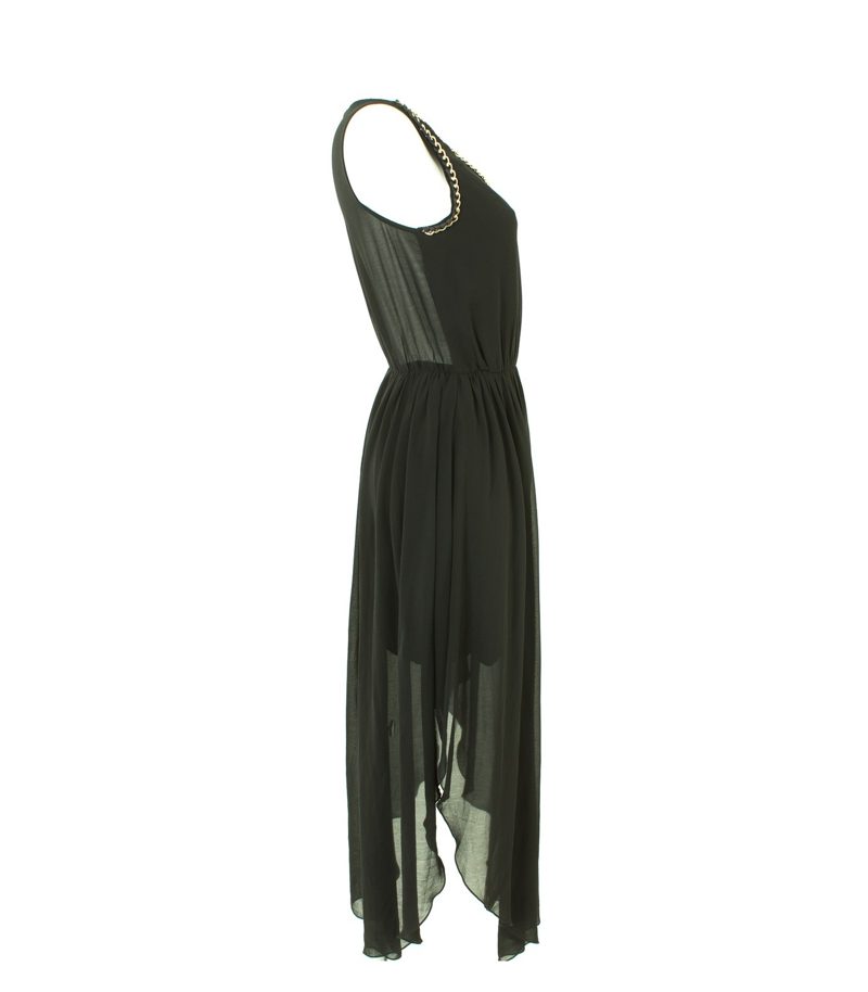 BEST EMILIE Damen Kleid Abendkleid Gr. S/M Schwarz – Foto 3