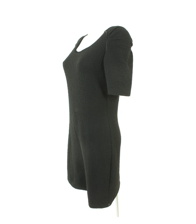 MAISON SCOTCH Damen Kleid Sommerkleid Stretch Gr. 3/DE 38 Schwarz – Foto 2