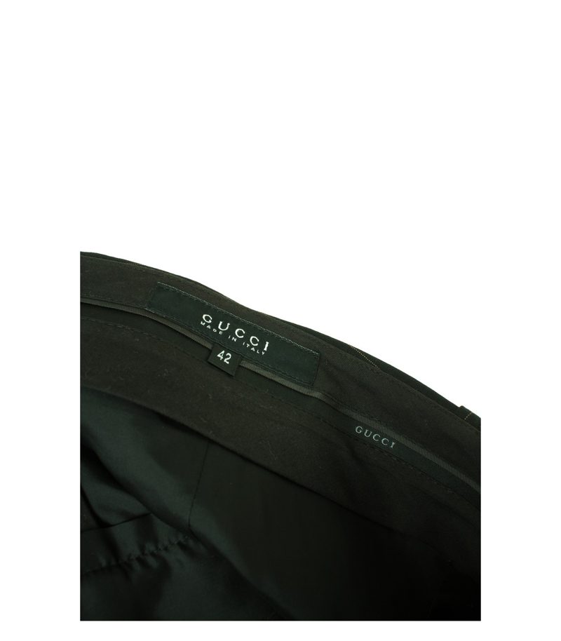 GUCCI Damen Rock Gr. IT 42 DE 38 Braun Wolle – Foto 3