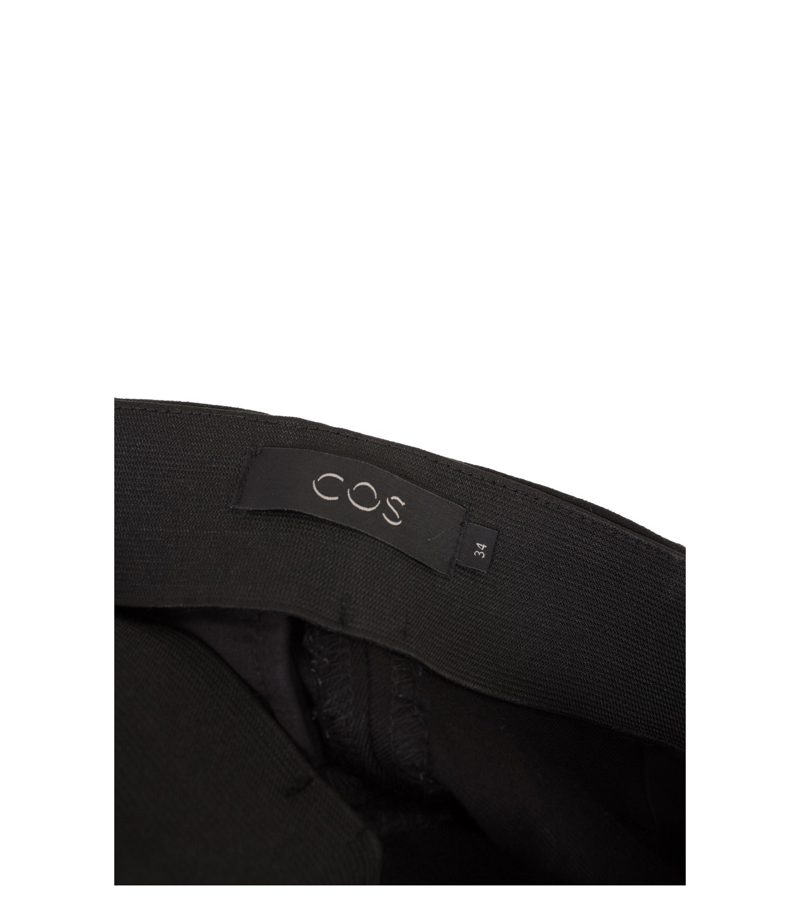 COS Damen Hose Skinny Fit Stretch Gr. 34 Schwarz – Foto 3
