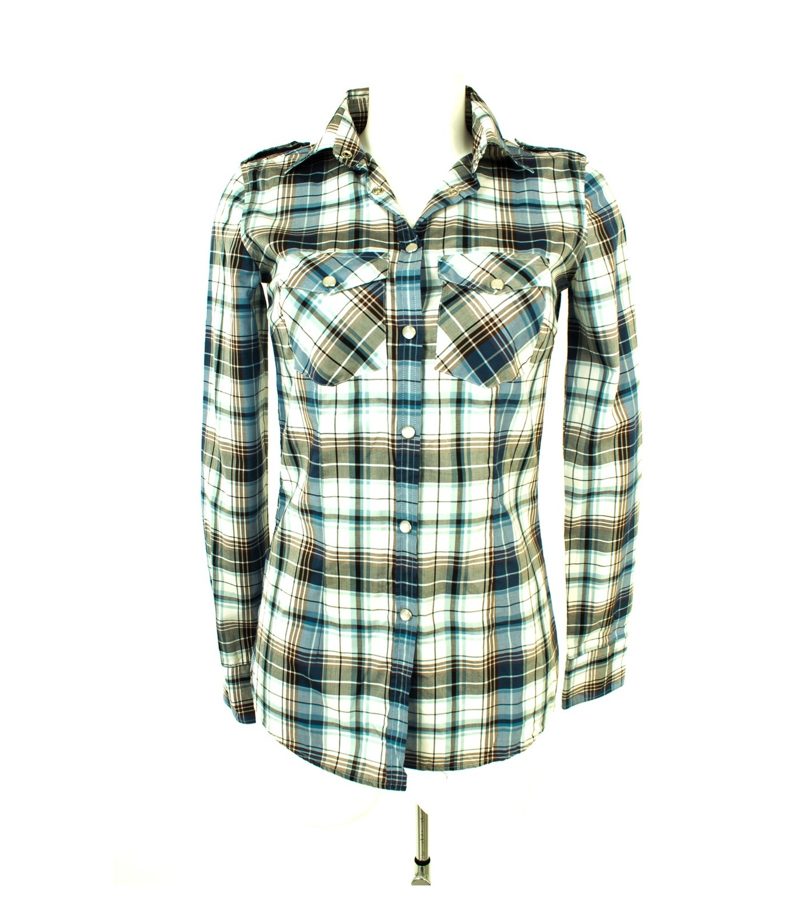 AGLINI Damen Bluse Gr. IT 42 DE 38 – Foto 1
