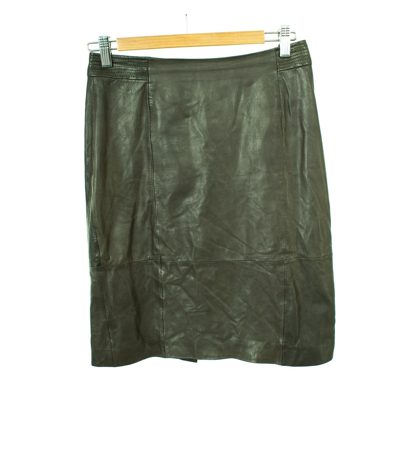 HUGO BOSS Damen Rock Lederrock Gr. DE 36 Leder