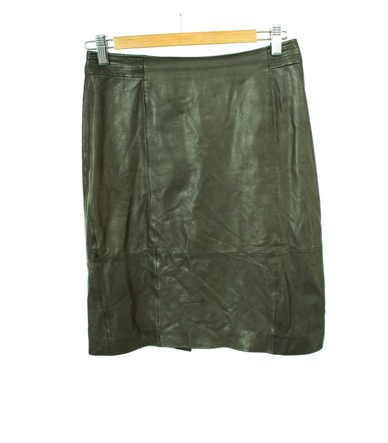 HUGO BOSS Damen Rock Lederrock Gr. DE 36 Leder – Foto 1