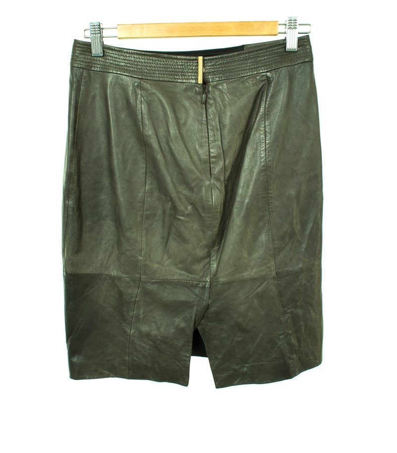 HUGO BOSS Damen Rock Lederrock Gr. DE 36 Leder – Foto 2