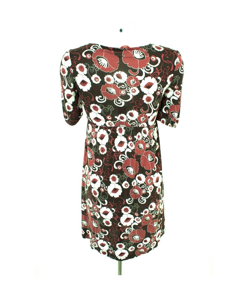 edc by esprit Damen Tunika Sommerkleid Gr. 34 Mehrfarbig – Foto 4