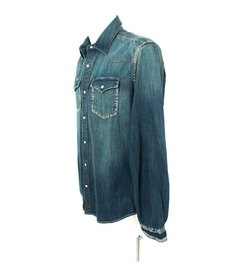 WE Fashion Herren Hemd Jeanshemd Gr. L Denim – Foto 2
