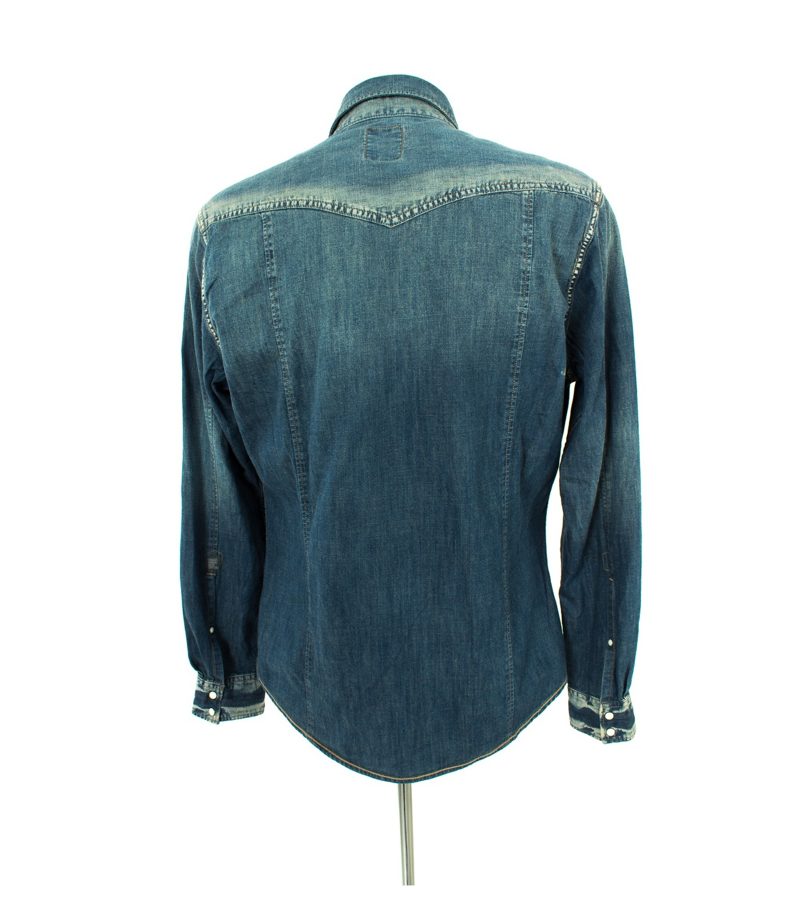 WE Fashion Herren Hemd Jeanshemd Gr. L Denim – Foto 5