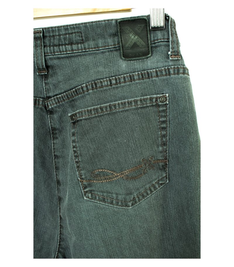 BRAX Damen Jeans Hose Casual Gr. DE 40/L Grau Denim – Foto 3