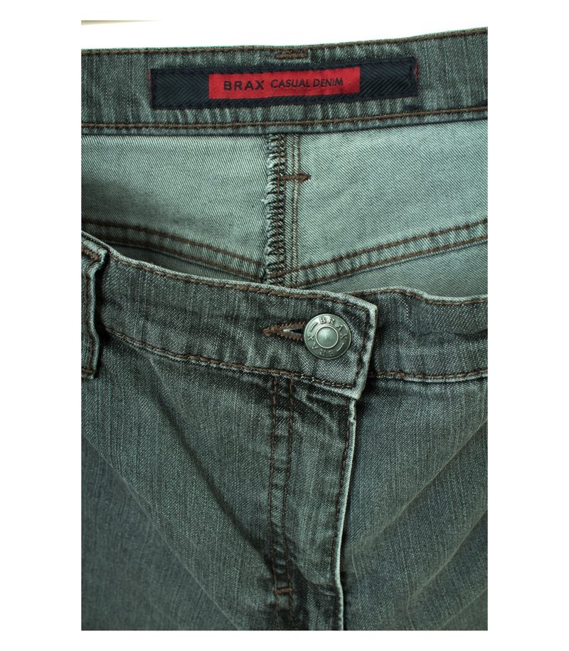 BRAX Damen Jeans Hose Casual Gr. DE 40/L Grau Denim – Foto 4