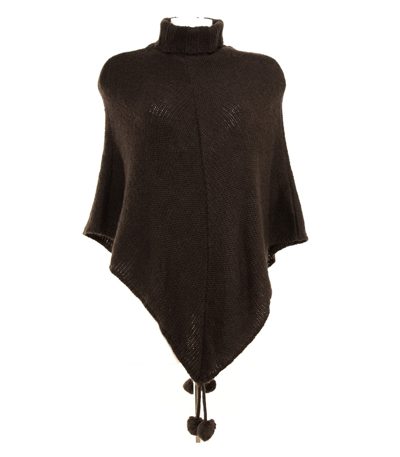HALLHUBER Damen Poncho Pullover Umhang Cape Pulli Gr. S