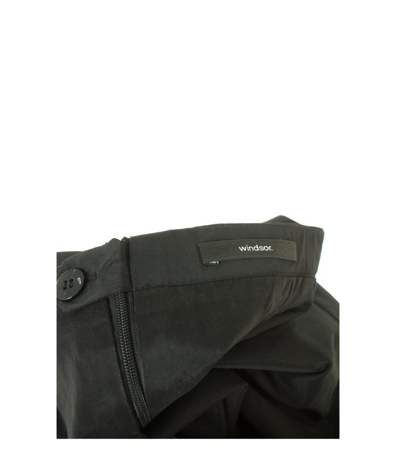 windsor Damen Rock aus Gr. 38 Schwarz Baumwolle – Foto 3