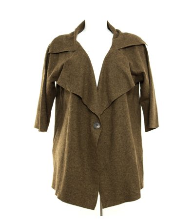 natural fabric Damen Jacke Leichte Jacke Gr. L Wolljacke Oversize