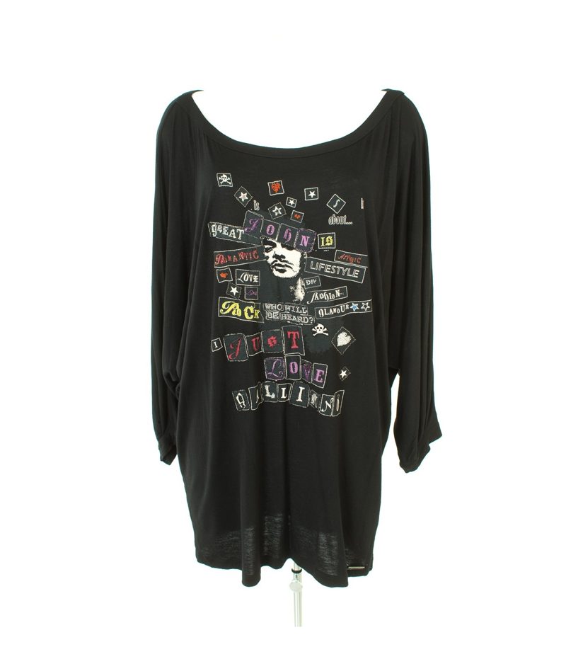 JOHN GALLIANO Damen 3/4-Arm Oberteil Shirt Gr. L – Foto 1