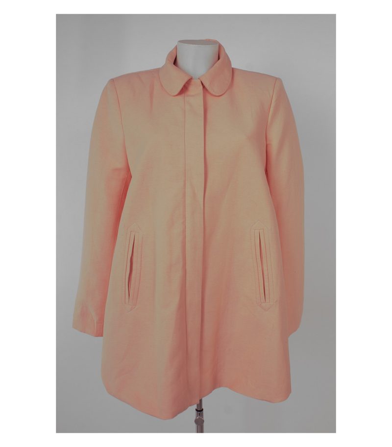 ZARA Damen Mantel Übergangsmantel Pastellrosa Gr. L Neu – Foto 1