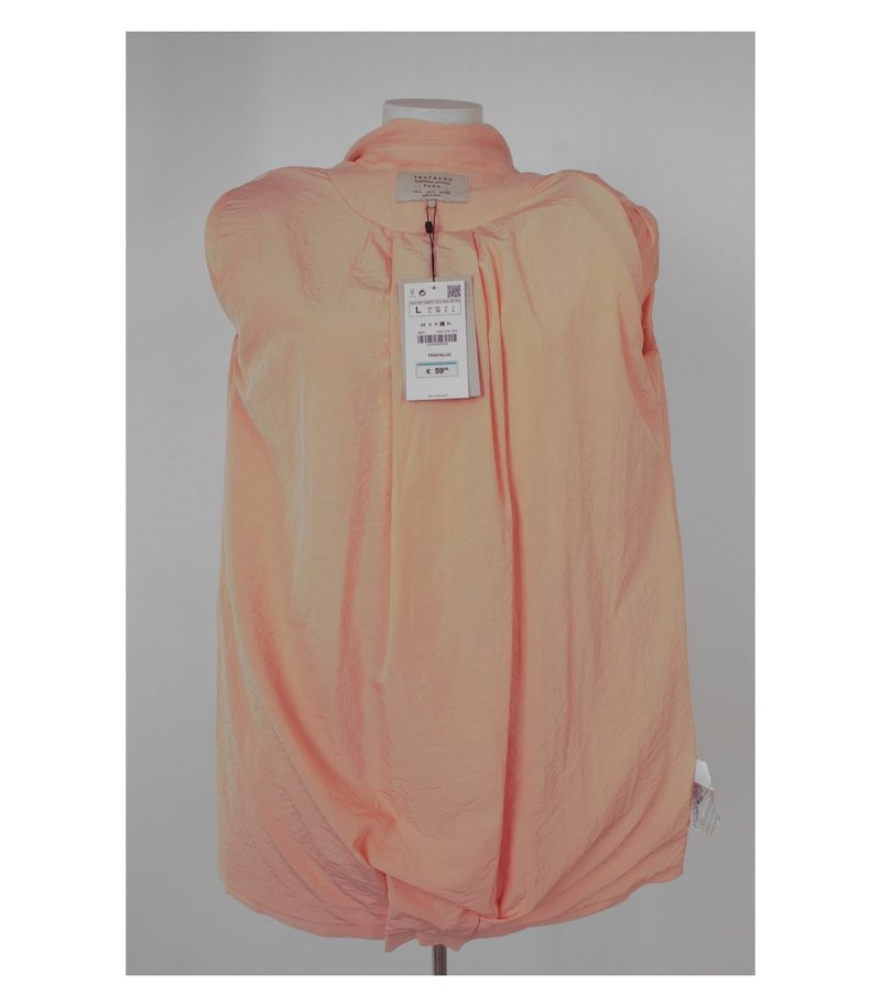 ZARA Damen Mantel Übergangsmantel Pastellrosa Gr. L Neu – Foto 7