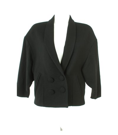TIGER OF SWEDEN Damen 3/4 Arm Blazer aus Gr. 38 Schwarz Wolle