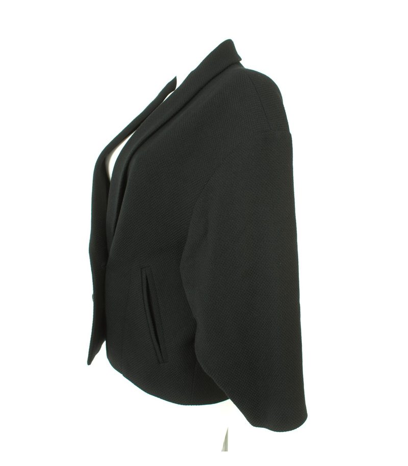 TIGER OF SWEDEN Damen 3/4 Arm Blazer aus Gr. 38 Schwarz Wolle – Foto 3