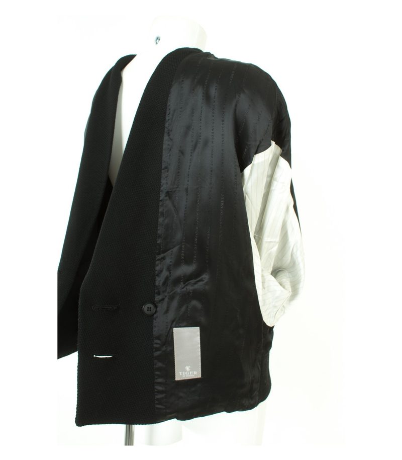 TIGER OF SWEDEN Damen 3/4 Arm Blazer aus Gr. 38 Schwarz Wolle – Foto 6