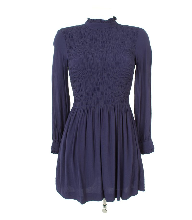 & Other Stories Damen Kleid Stretch aus Gr. 34 Blau Viskose – Foto 1