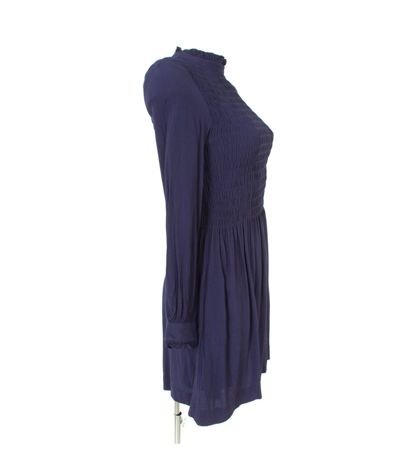 & Other Stories Damen Kleid Stretch aus Gr. 34 Blau Viskose – Foto 3