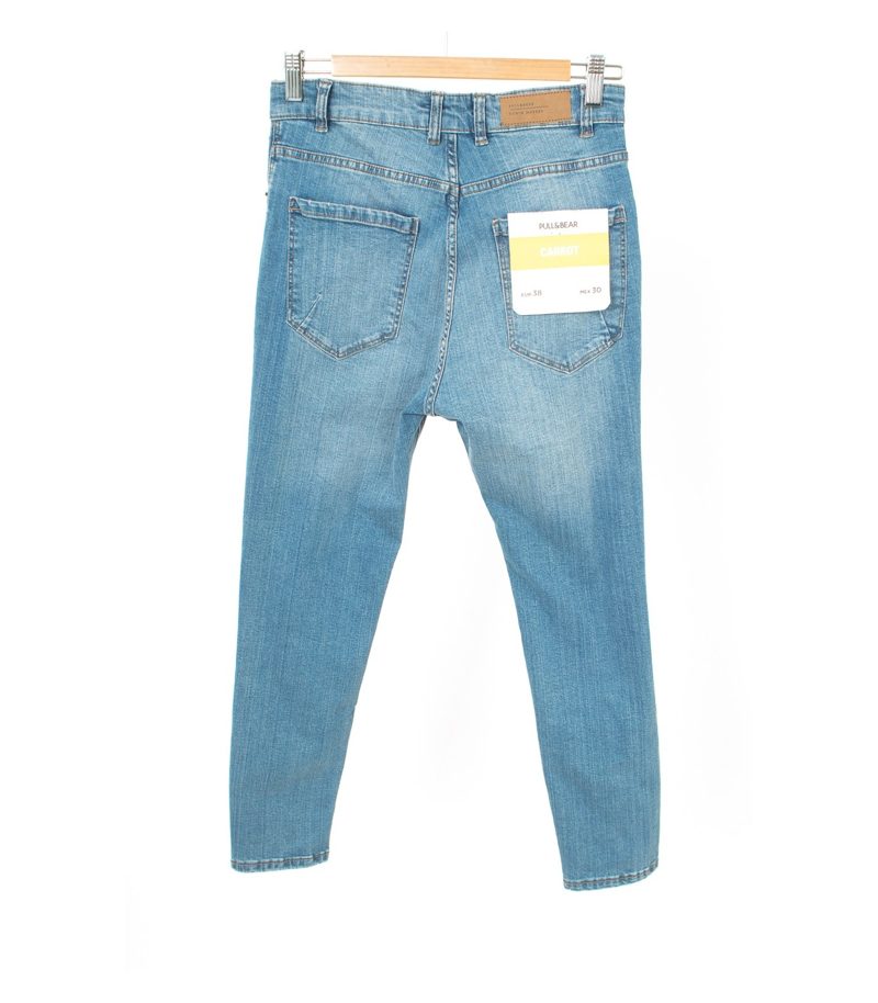 PULL & BEAR Damen Carrot Jeans Hose Gr. 38 Neu – Foto 2