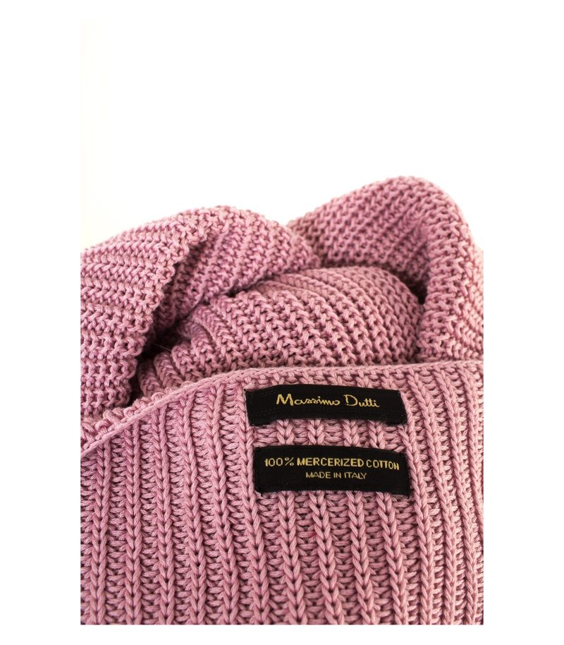 Massimo Dutti Damen 3/4 Arm Pullover Mercerized Gr. XS Cotton – Foto 5