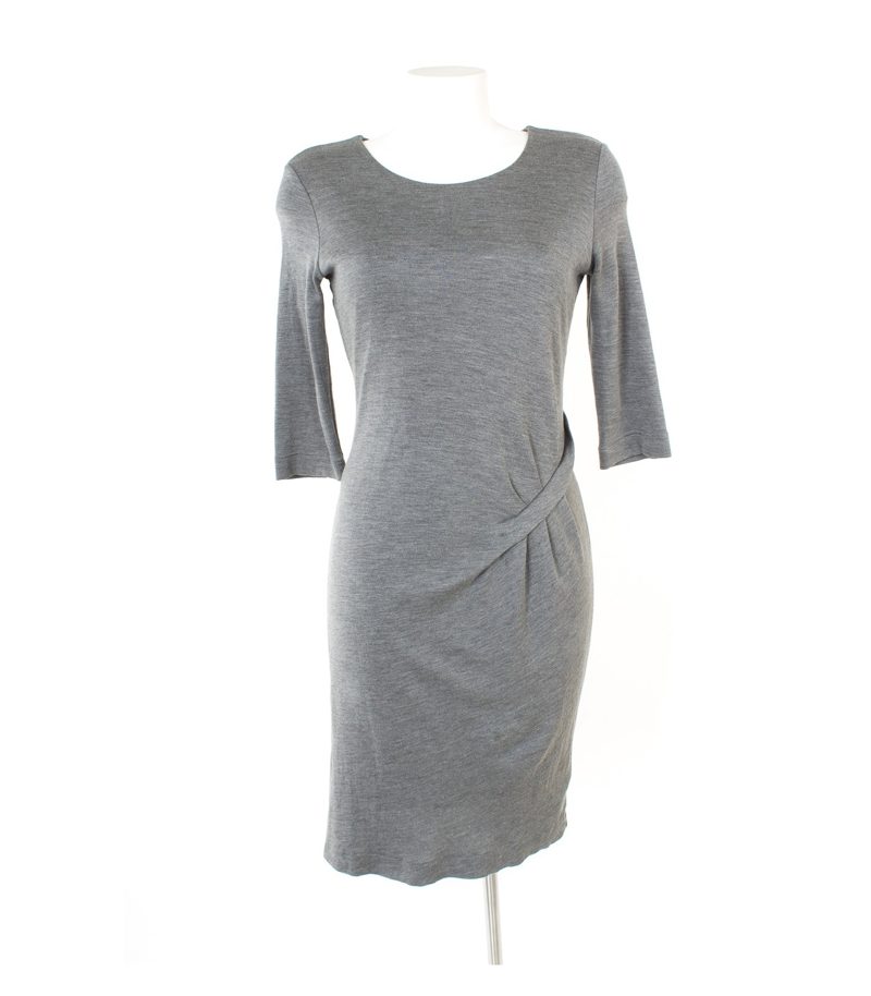 HUGO BOSS Damen 3/4-Arm Kleid aus & Gr. S Seide Wolle – Foto 1