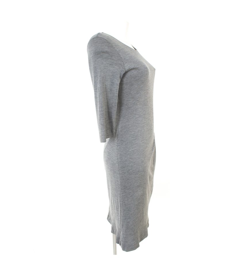 HUGO BOSS Damen 3/4-Arm Kleid aus & Gr. S Seide Wolle – Foto 2