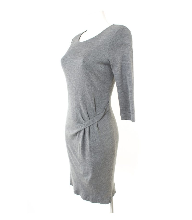 HUGO BOSS Damen 3/4-Arm Kleid aus & Gr. S Seide Wolle – Foto 3